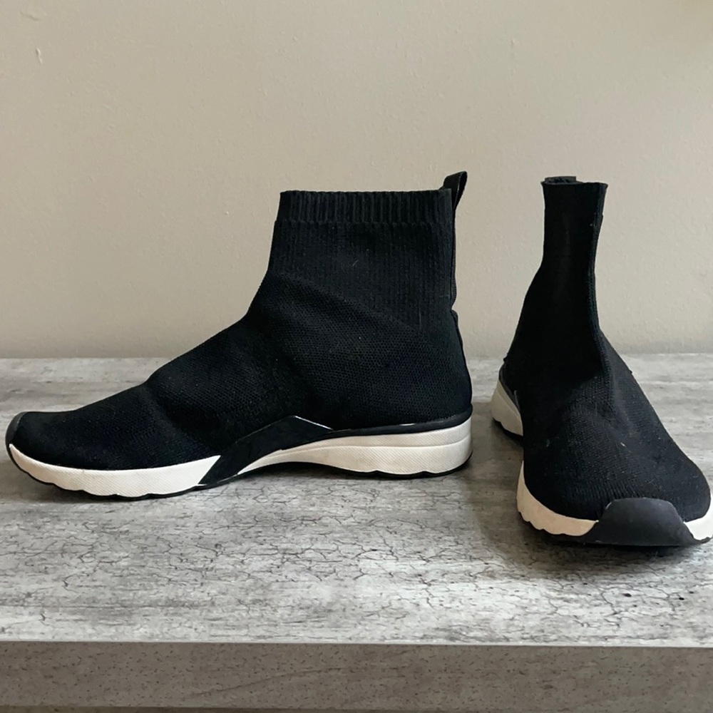 Black Ankle Sock Shoes